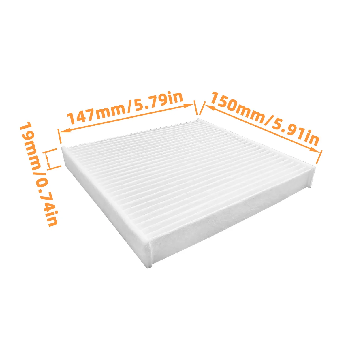 Innenraumluftfilter zur Verbesserung der Klimaanlageneffizienz, passend für Jeep Wrangler JK 2011-2018, CF11777, PC4302P, C16177, 24302, 55111302AA, 68233626AA – Detail 6