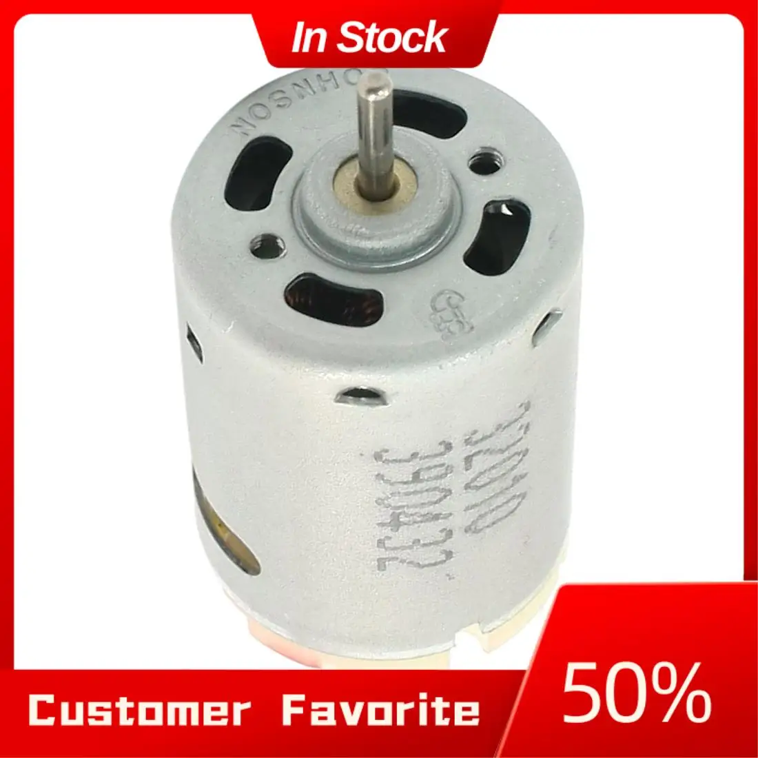 AT03 Top 2 uds Motor CC: 1 Uds RK-370SD-3550 Motor de cepillo CC 6-18V 8500 RPM y 1 Uds Motor magnético de alta velocidad, DC 12V 21000RPM