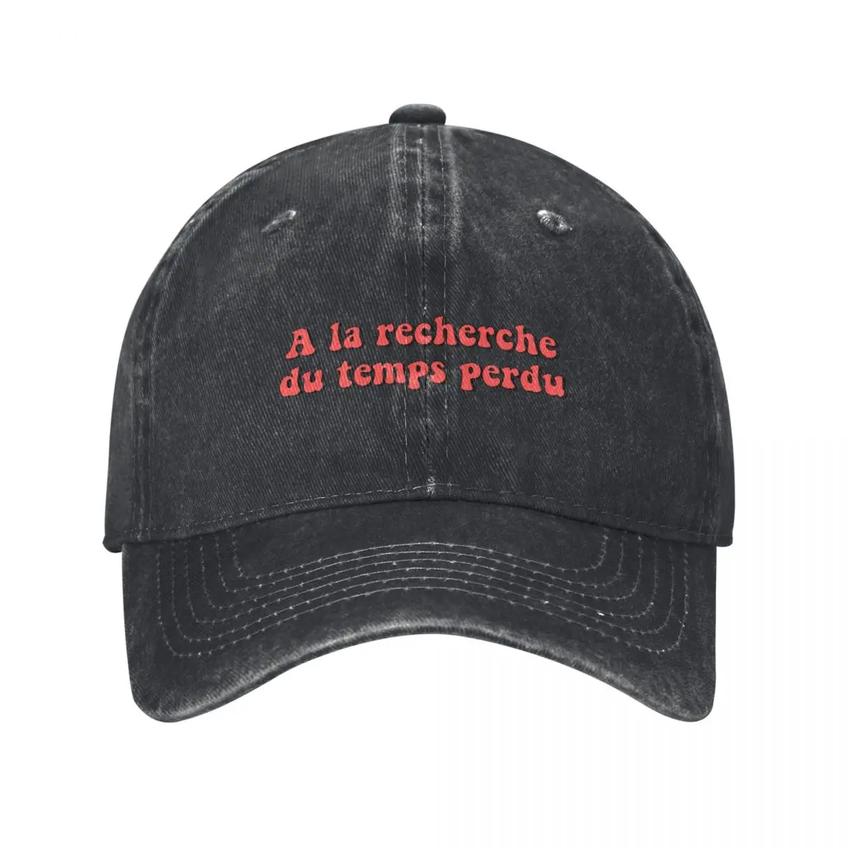 In Search of Lost Time Proust french quote Baseball Cap Rugby Sports Cap Hat Man For The Sun Woman Hats Men's