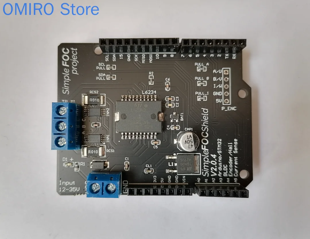 SimpleFOC V2. 0.4 motor drive board