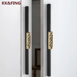 KK&FING ENW Gold Cabinet Door Handles Aluminum Alloy Wardrobe Cupboard Handles Drawer Knobs and Pulls Furniture Door Hardware