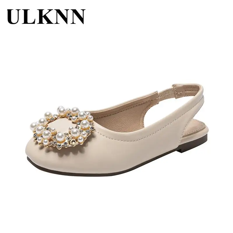 

Children Summer Casual Shoes Comfortable Cool Girls Single Shoes Kids Fashion Princess Half Slippers Cuhk Children's Soft Shoes