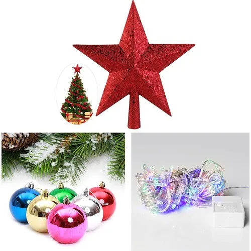 Partijet Christmas Red Hilly-Colorful Ball-Color LED Light Set