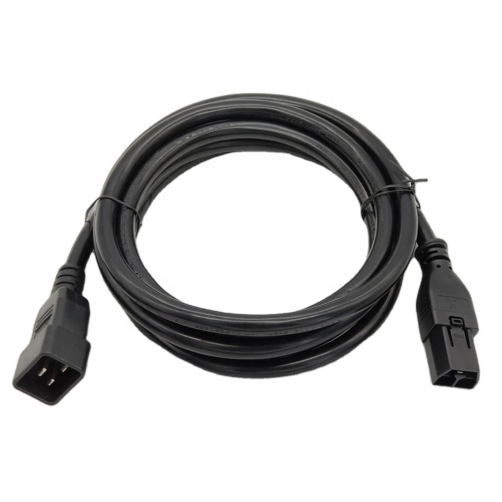 20A 30Amp 400V Compatible  S-af-D-Grid to C14 C20 Power Cable Connector for PSU Server Rack High Density-HDF