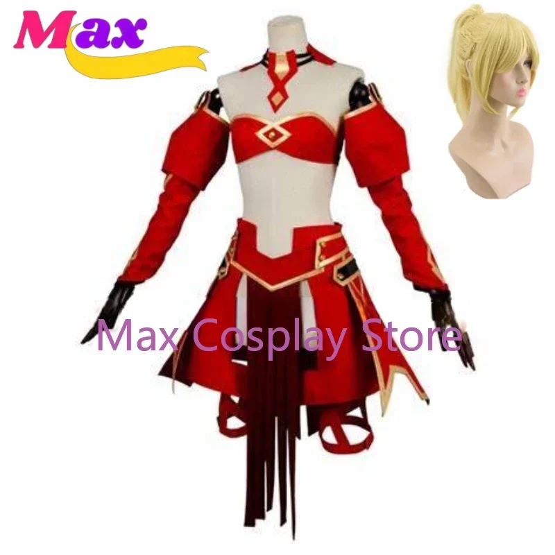 أزياء ماكس FGO Astolfo مصير أبوكريفا صابر من الأحمر موردريد أزياء تنكرية للنساء أزياء تنكرية مجموعة كاملة مقاس مخصص #2