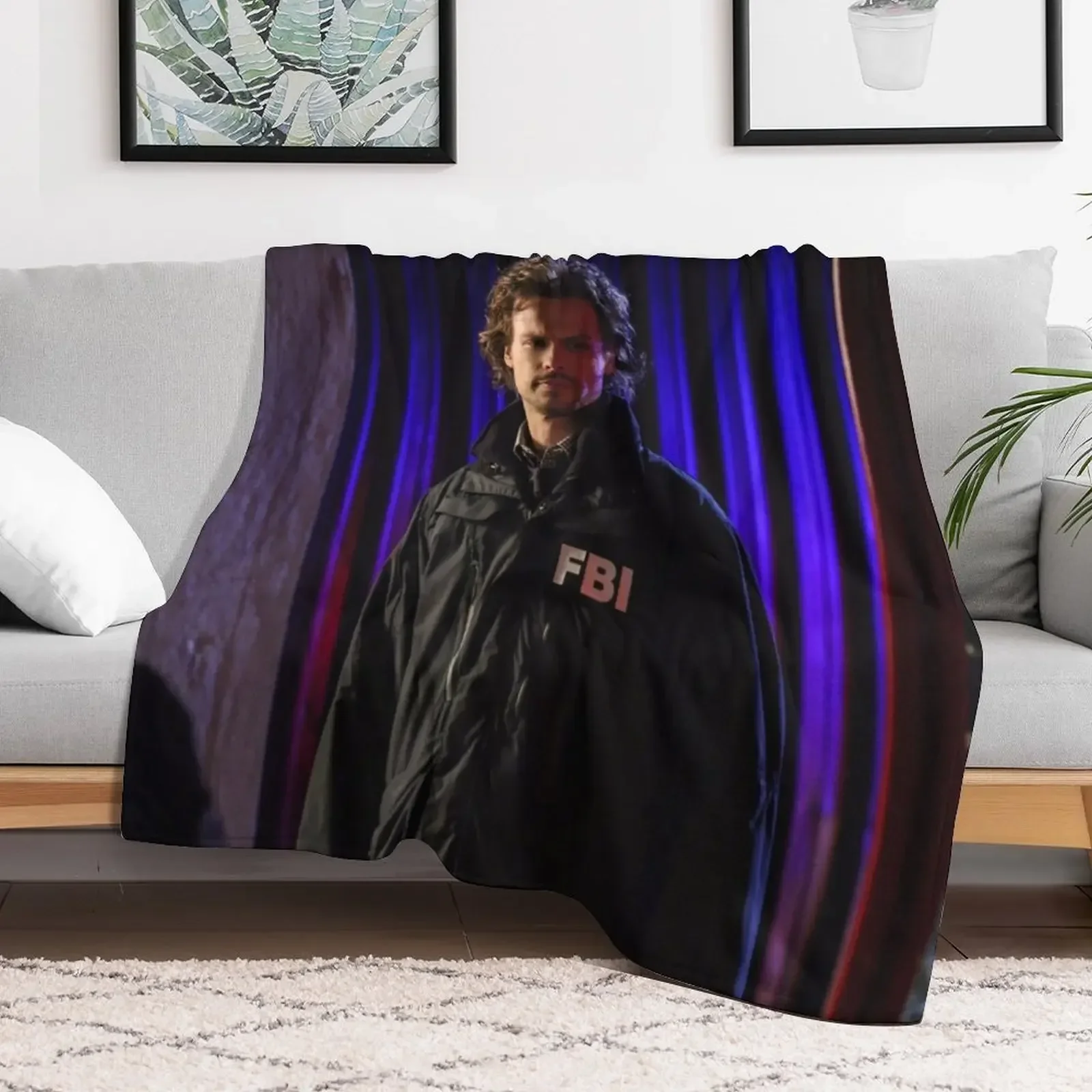 fbi goob Koc do rzucania Flanelowy koc dekoracyjny Luksusowe koce marki
