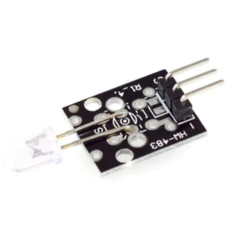 10pcs KY-005 3pin Remote Control Infrared Emission Sensor Module for Arduino Sensor KIT Starter DIY IR Transmitter Tube Module