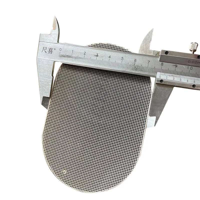 Universal Automotive Catalytic Converter Accessories Euro 4 120x80x70mm 400 Cpsi Ceramic High Traffic Front Rear