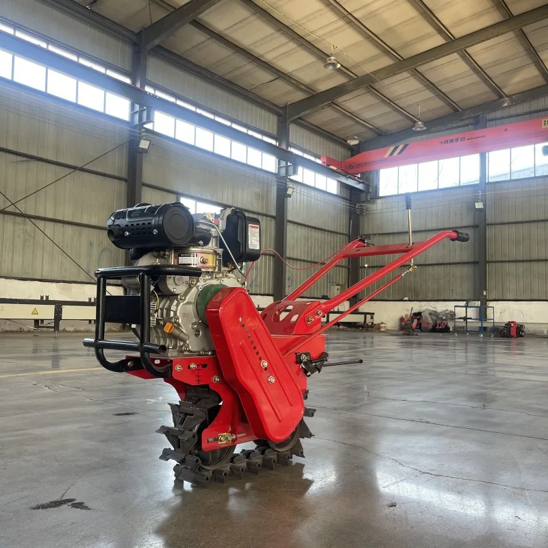 

(Специально для морских перевозок) Малогабаритная сельскохозяйственная ручная машина для нарезки борозд, вспашки, формирования грядок и рыхления почвы, дизельный микроплуг.