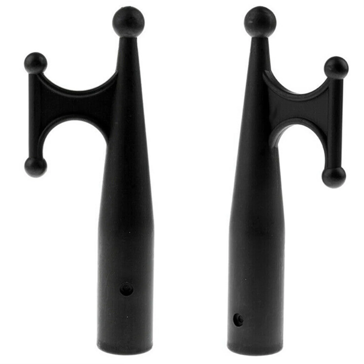 MARINE 2pcs Black Nylon Boat Hook Floating Replacement Attachment Boat Hook End For Mooring Yacht Boat Kayak