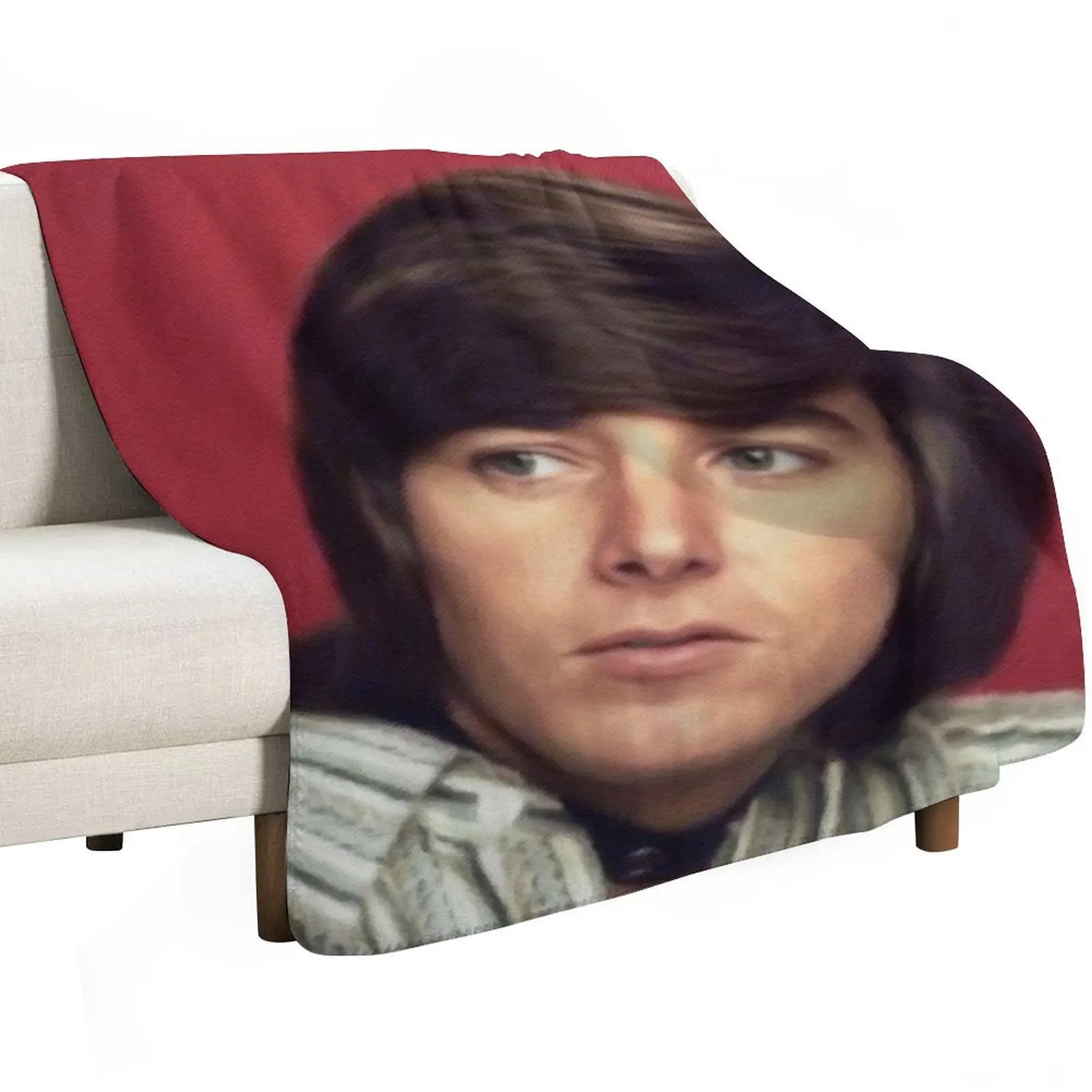 Bobby Sherman, Music Star Throw Blanket Camping Designers christmas gifts Large Comforter Heavy Blankets