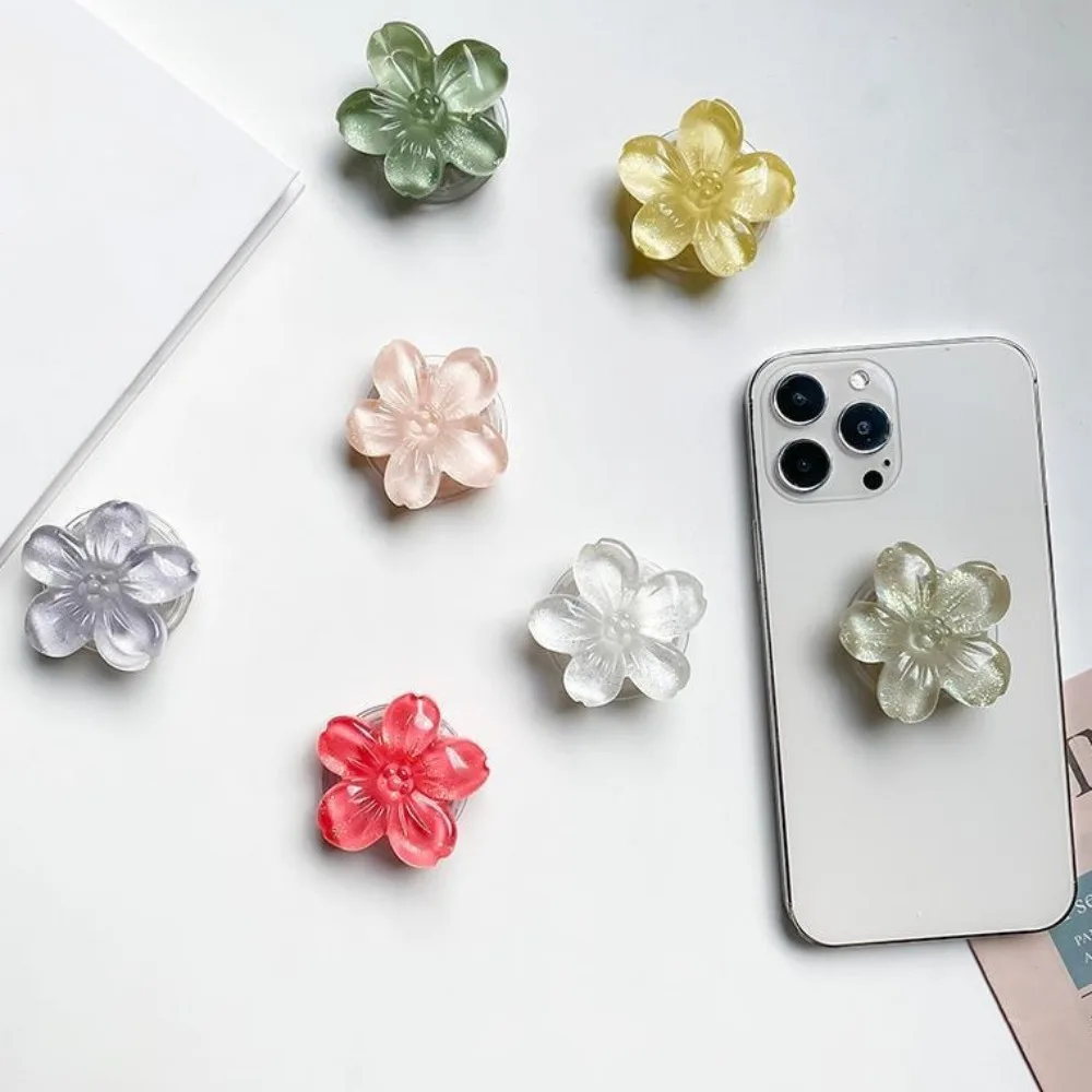 

Корейский хрустальный цветок, держатель для телефона, расширяющаяся подставка, ручки для пальцев, Griptok, розетки для выскакивания, корплит воздушные держатели, устойчивые к цветам