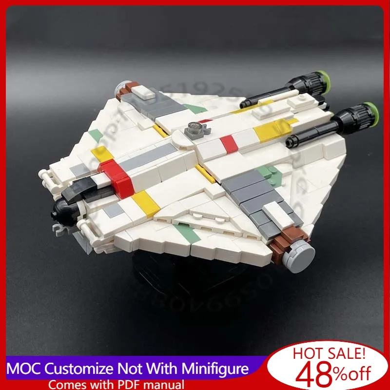 

733 PCS Star Battle The Ghost 1:200 scale MOC Customize Modular Building Block Design Model Popular DIY Boys Assembly Toy Gift
