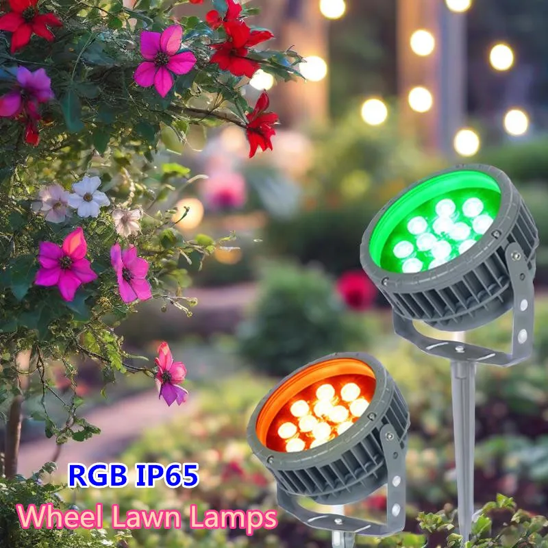 

LED Garden Lawn Lights Park Tree Plant Irradiation Lamp 18W 24W 36W Christmas Balcony Decoration Home Backyard Path Spotlight