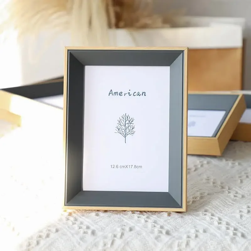 Modern European Style Photo Frame Versatile Multi-Size Vertical Display Picture Frame for Living Room and Bedroom Decor