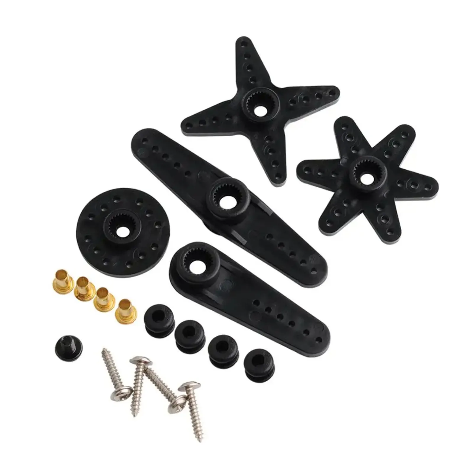 4 pièces étanche TD-8125 25KG servo numérique à couple élevé 360 °   Rotation pour robot/voiture RC