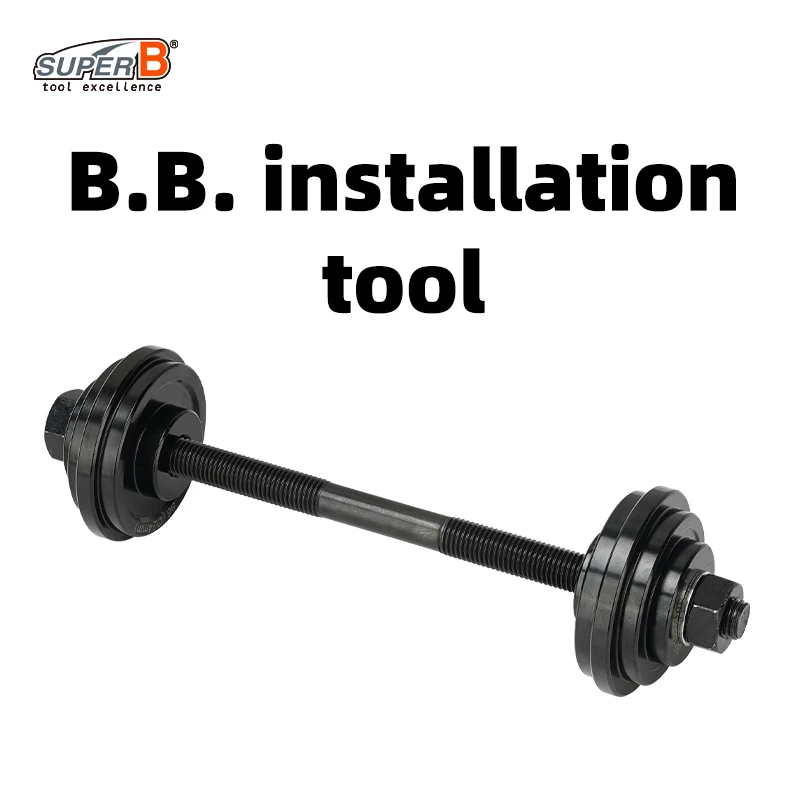 

Super B Bicycle Bottom Bractets Tool Fit Diameter 30/24mm B.B. Installation Tool Use with 17mm Open Wrenches Easy to Operate