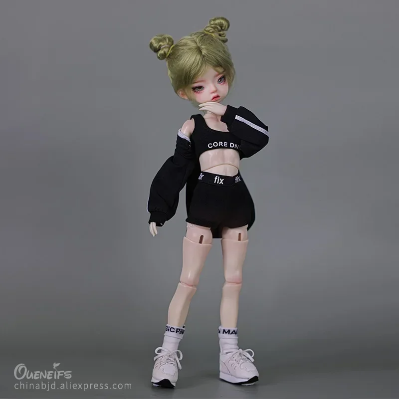 Amber BJD pop 1/6 nieuw ontwerp gesneden lichaamsstijl mode sportstijl hars speelgoed gezamenlijke make-up pop