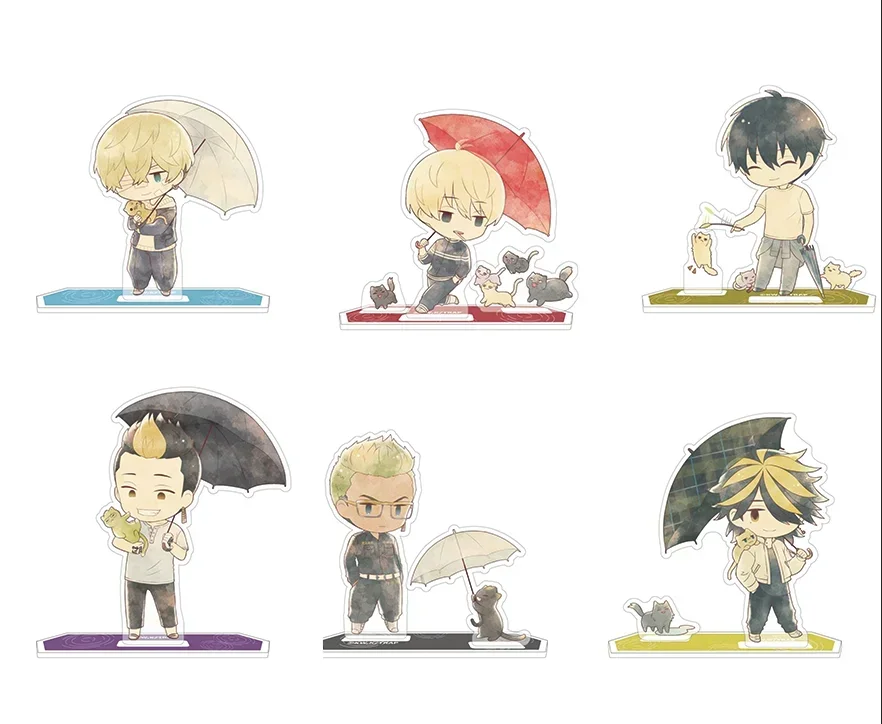 Jeu Takemichi Kazutora Keisuke Chifuyu support acrylique Figure poupée Anime porte-clés jouet porte-clés pour cadeau