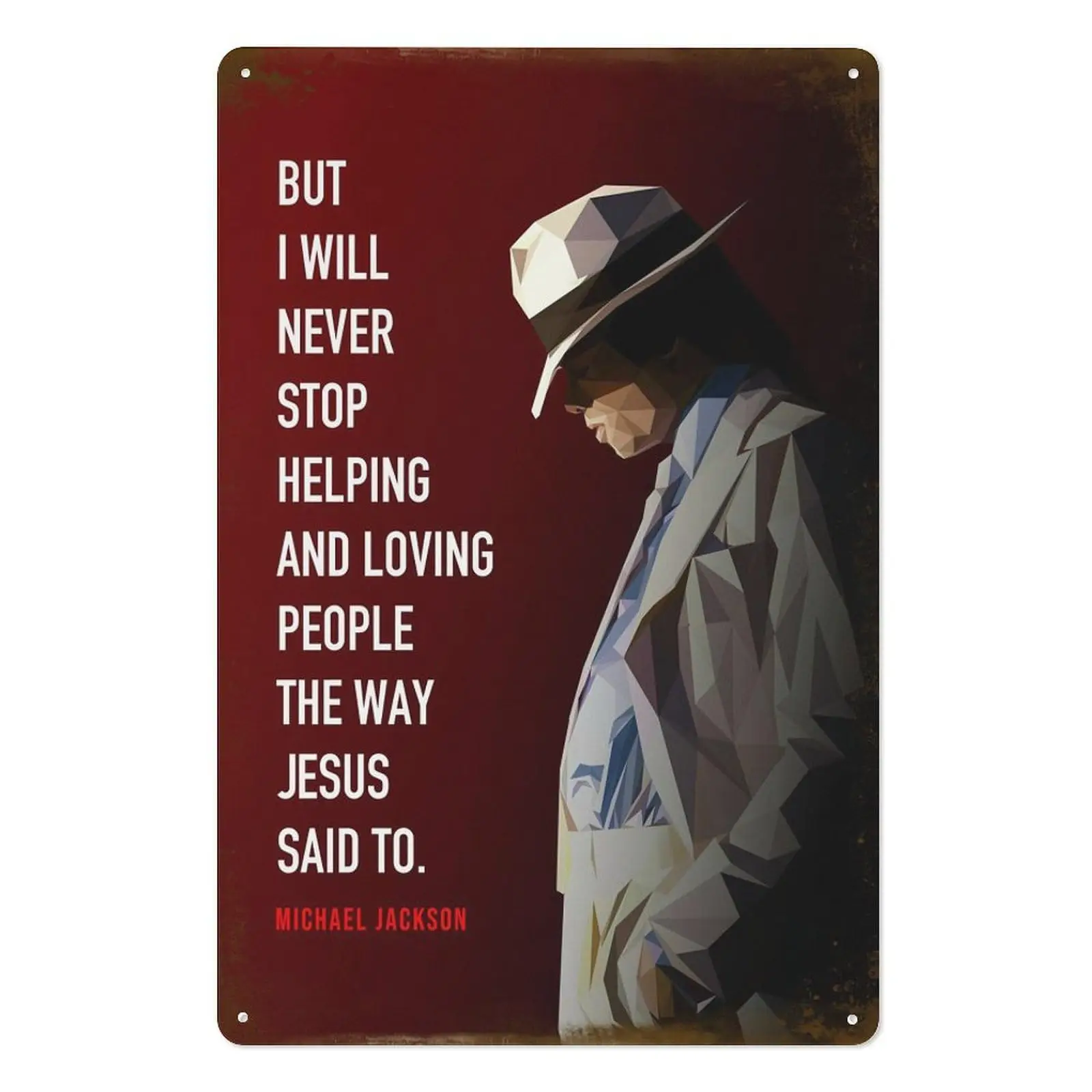 michael jackson Metal Tin Sign Poster  Painting Sign Funny Wall Vintage Art Decor Retro Plaque For Home Bar Pub Club Cafe Decora