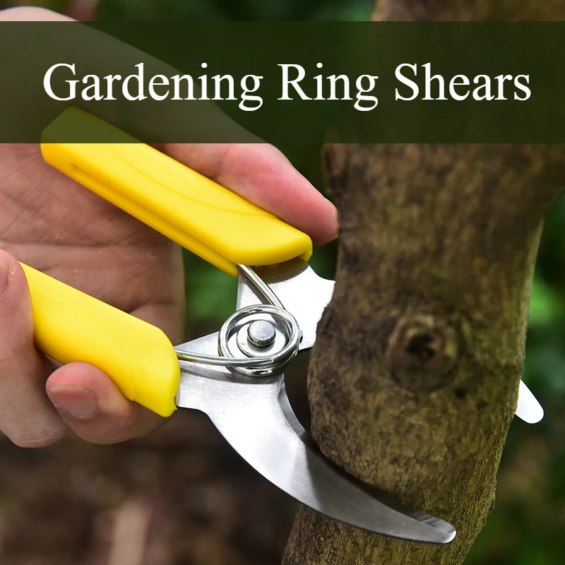 Portable Girdling Knife Fruit Tree Ring Peeler Stainless Steel Garden Pruning Grafting Tools Orchard Potted Plant Horticultural