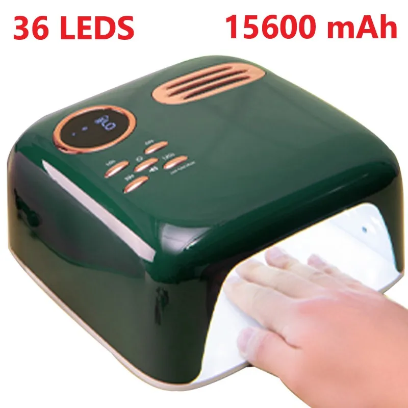 

Cordless UV LED Lamp Rechargeable Nail Dryer Light Machine Lamp For Pro Manicure Drying Polish Fast Cure Gel Nails