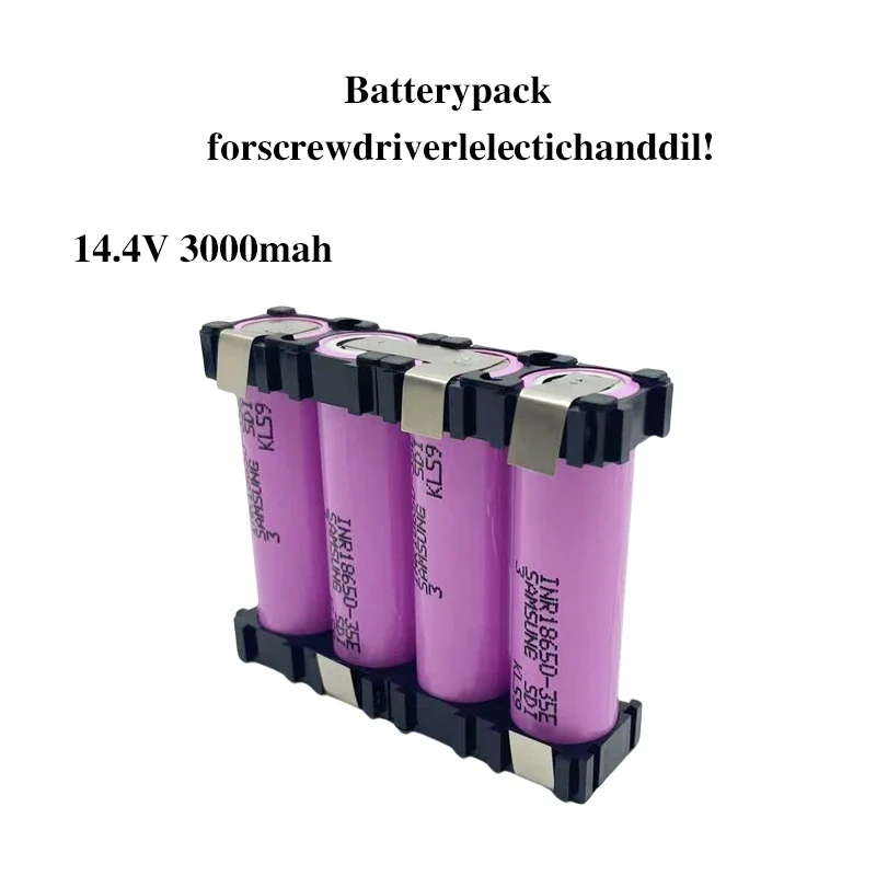 2S1P 3S1P 3S2P 4S1P 4S2P 5S2P 18650 battery pack customization 18650 battery welding 3000mAh/6000mAh battery pack 12.6V to 14.4V