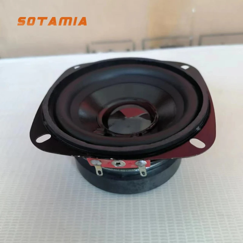 

SOTAMIA 1 шт. 3-дюймовый полнодиапазонный динамик 8 Ом 20 Вт с резиновым краем водонепроницаемый и влагостойкий уличный динамик аудио для мотоцикла