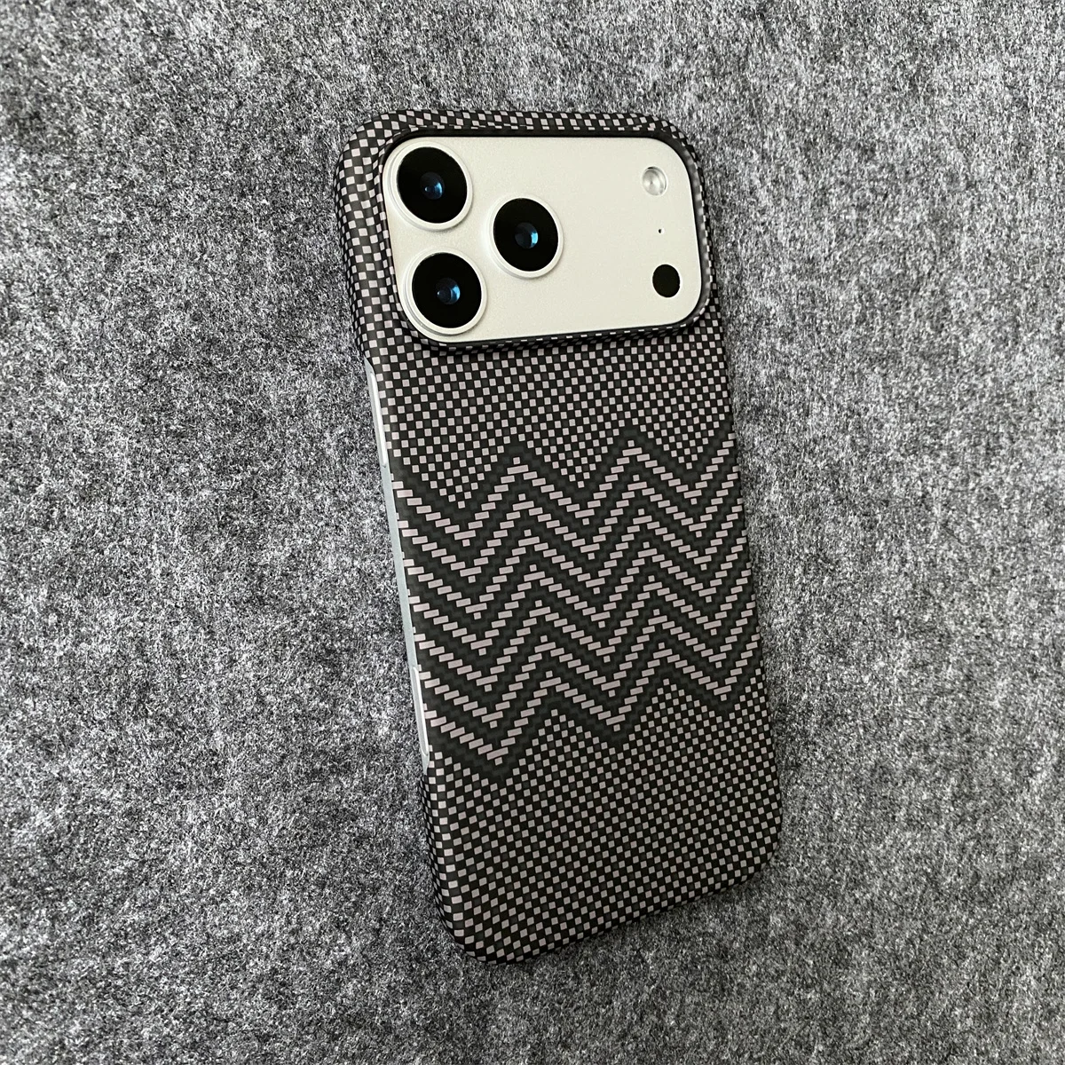 Kohlefaser-Kevlar-Muster für Magsafe, magnetische Handyhülle für iPhone Air 17 16 Plus 15 14 13 12 11 Pro Max, stoßfeste Abdeckung