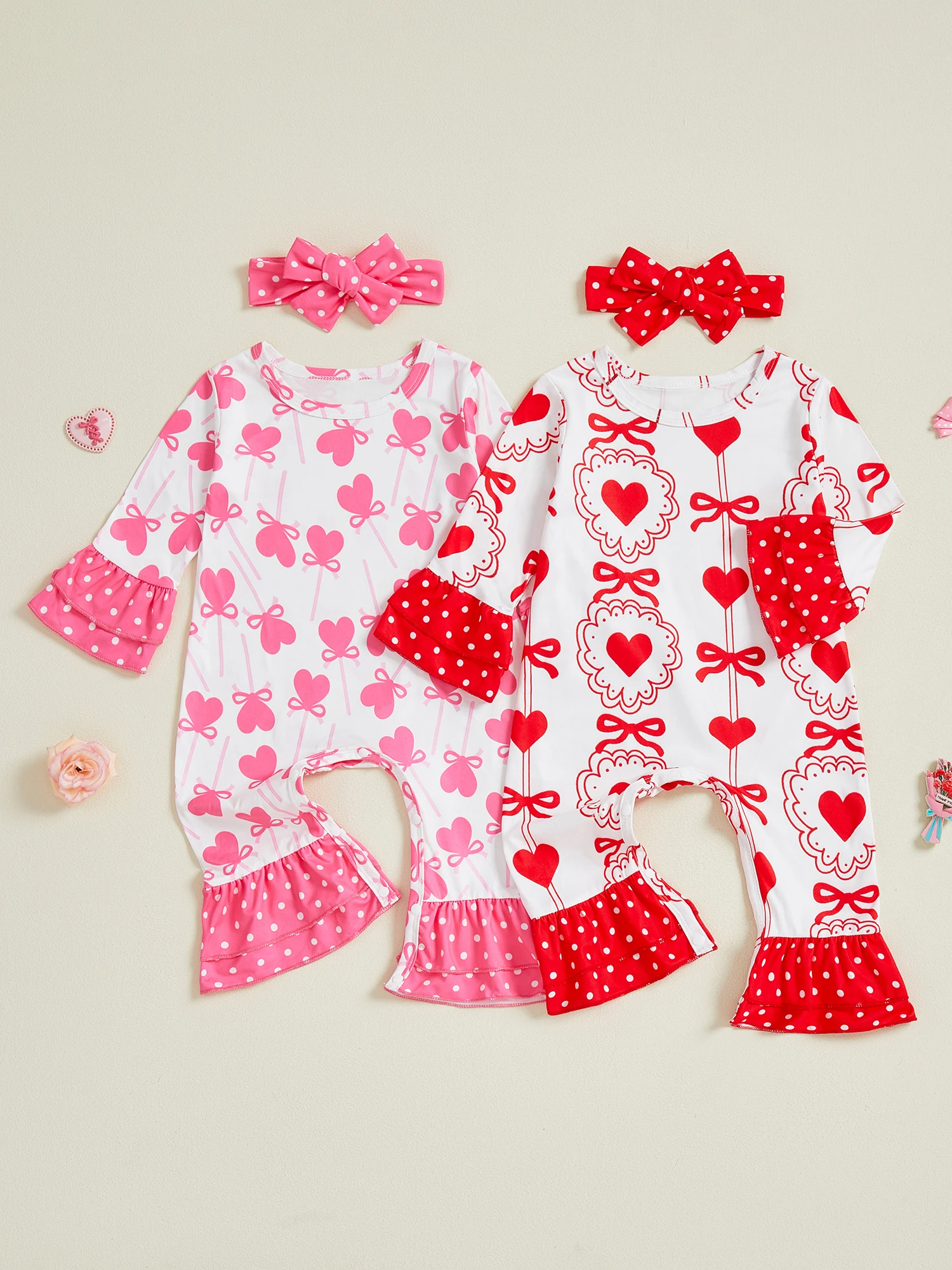 

Adorable Toddler Girls 2 Piece Set Stylish Short Sleeve Floral Print Top with Ruffled Shorts and Matching Bow Headband