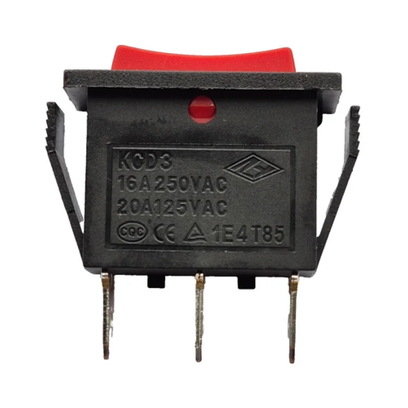 1/5/10/20/50PCS 12V KCD3-101/3P Rocker Switch 16A 250VAC On Off On Rocker Switch  Position SPDT Rectangular  Car  Boat
