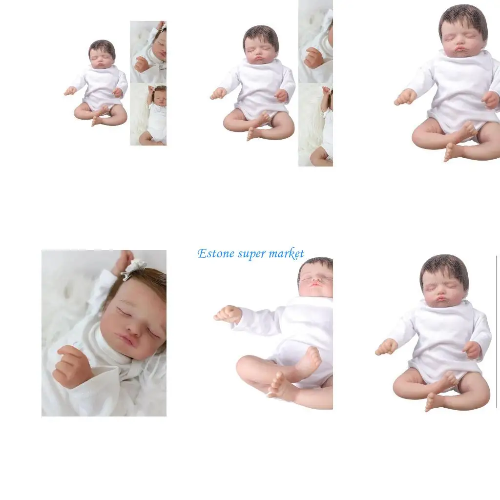 

090B Poseable Doll with Realistic Vein Can See Companion for Elderly and Solitary Individuals Emulate a Real Infant
