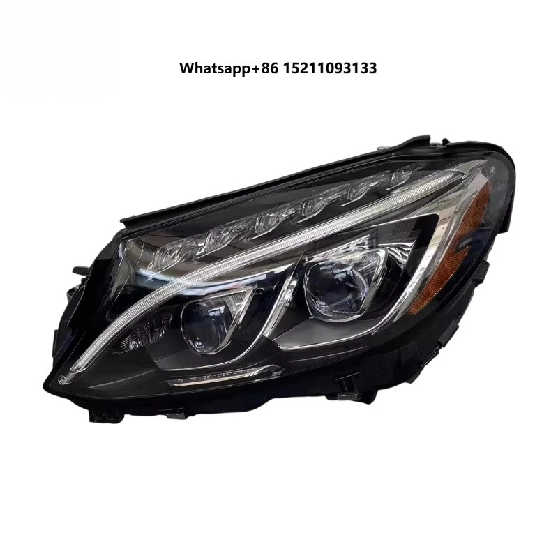 High Quality LED Headlights for W205 C180 C200 C250 C300 2016 High-end Double Lens 12V Car Headlamp
