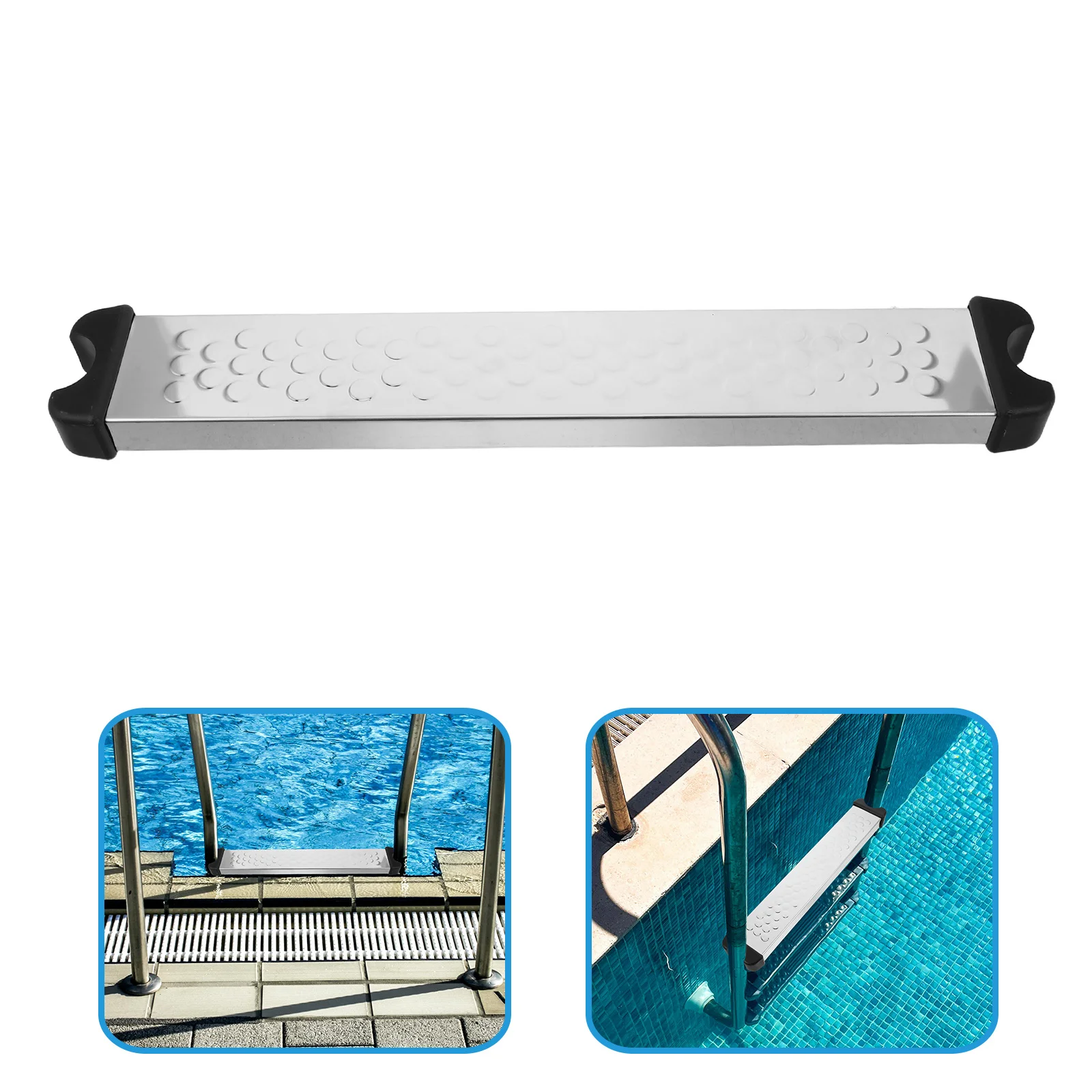 

Steel Ladder For Floor Pool Pedal For Above Non-Slip Stair Step Ground Pool Replacement 19.65\