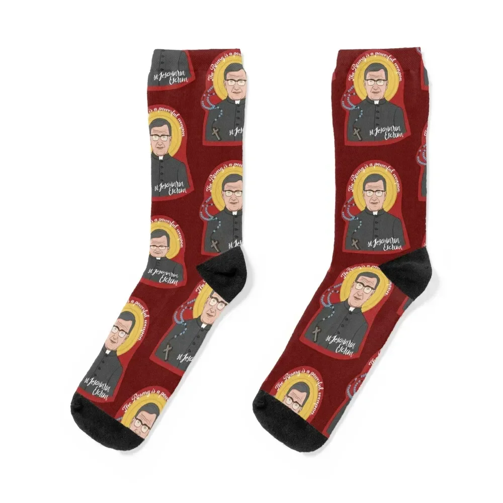 

St. Jose Maria Escriva Socks basketball summer Antiskid soccer luxury Women Socks Men's