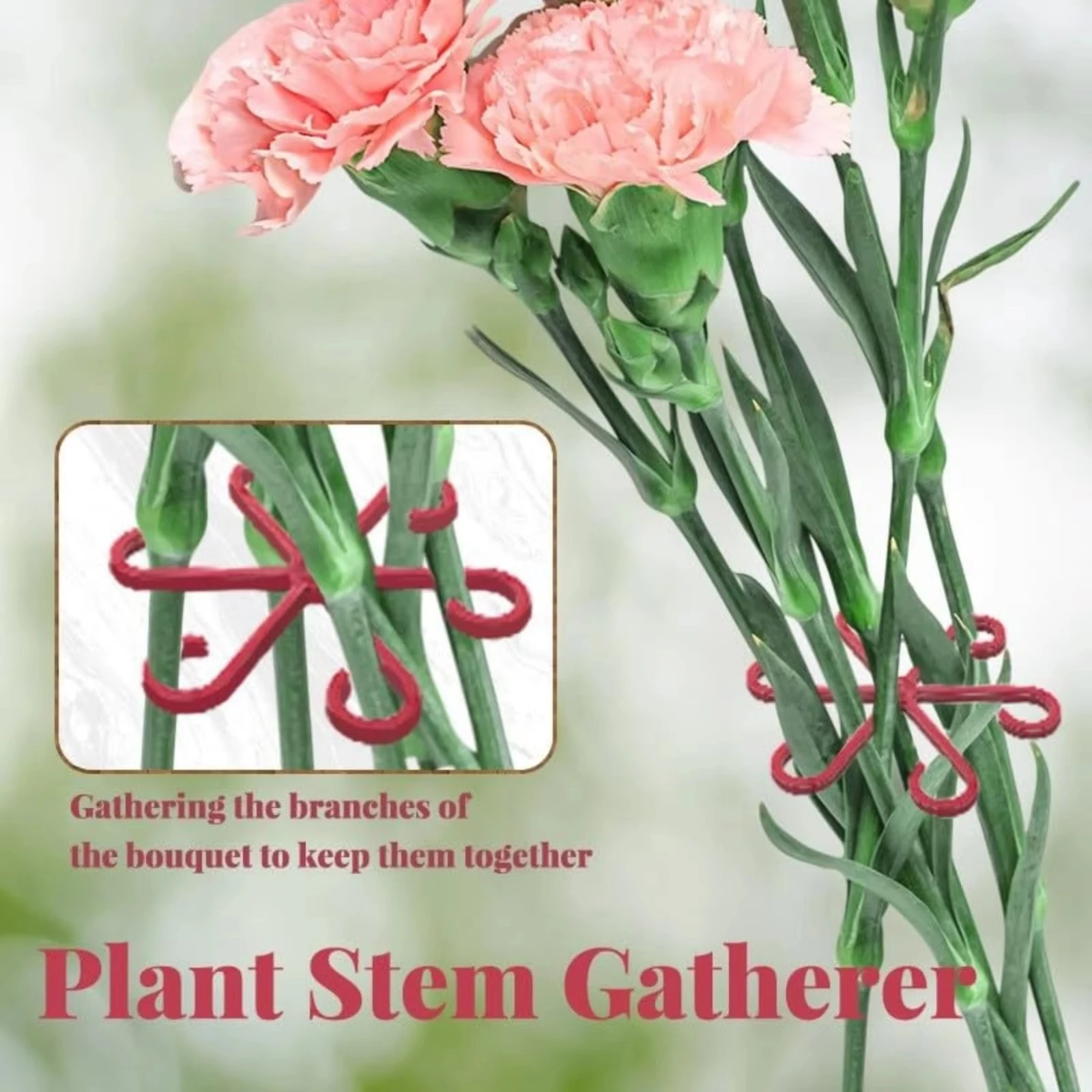 Adjustable Plant Support Stakes Heavy Duty PP Plastic for Climbing Plants Pothos Vine Indoor Hanging Baskets view 5