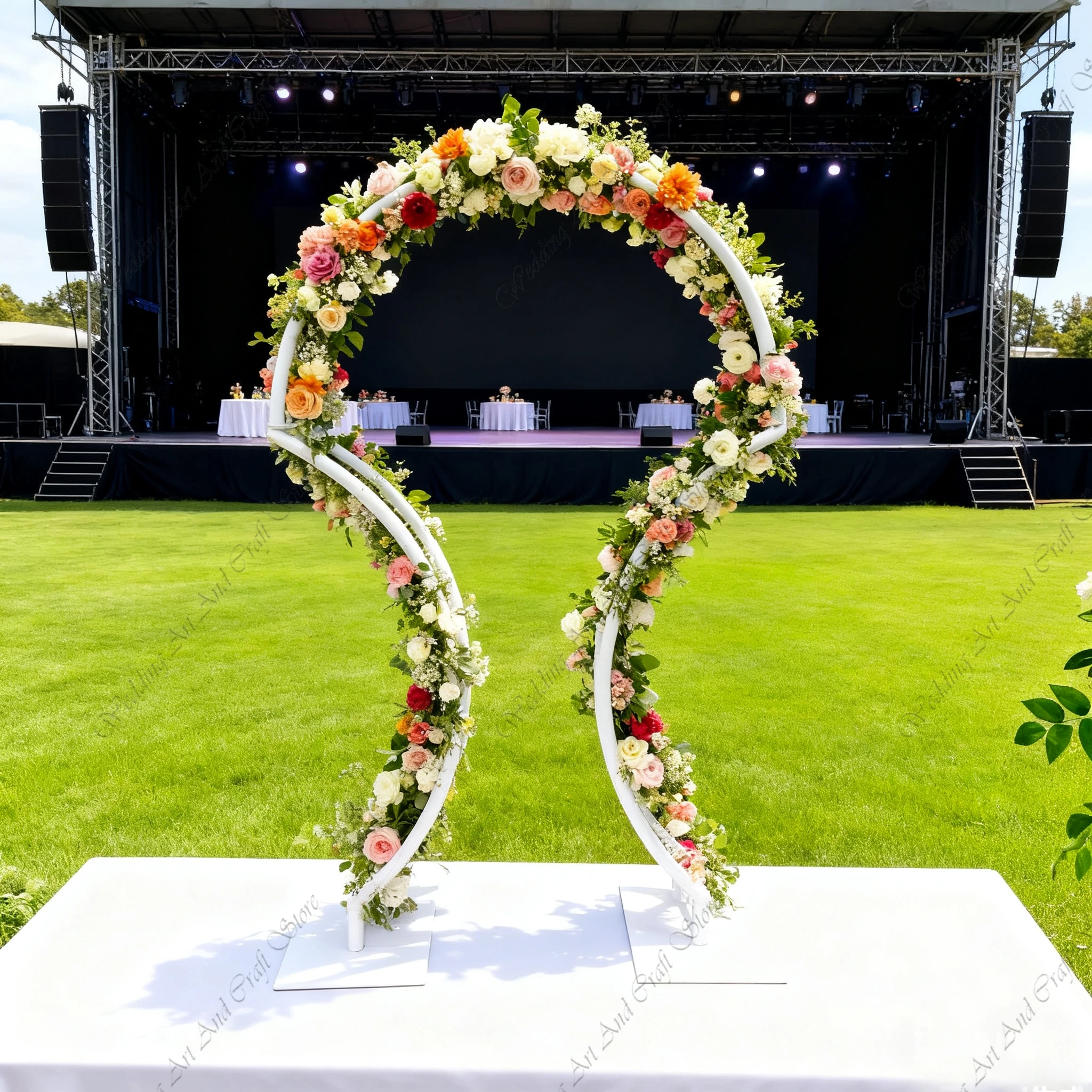 

10 шт., 60-100 см f30, настольная арка, подставка для цветочной композиции для свадебной арки и украшения центрального стола для вечеринок