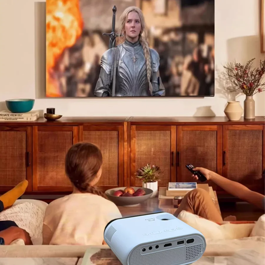 Projector 4K  HD 1080P MINI Portable Outdoor Projector with Tripod for Android/iOS/Windows/TV Stick/HDMI/USB Smartphone Cinema​