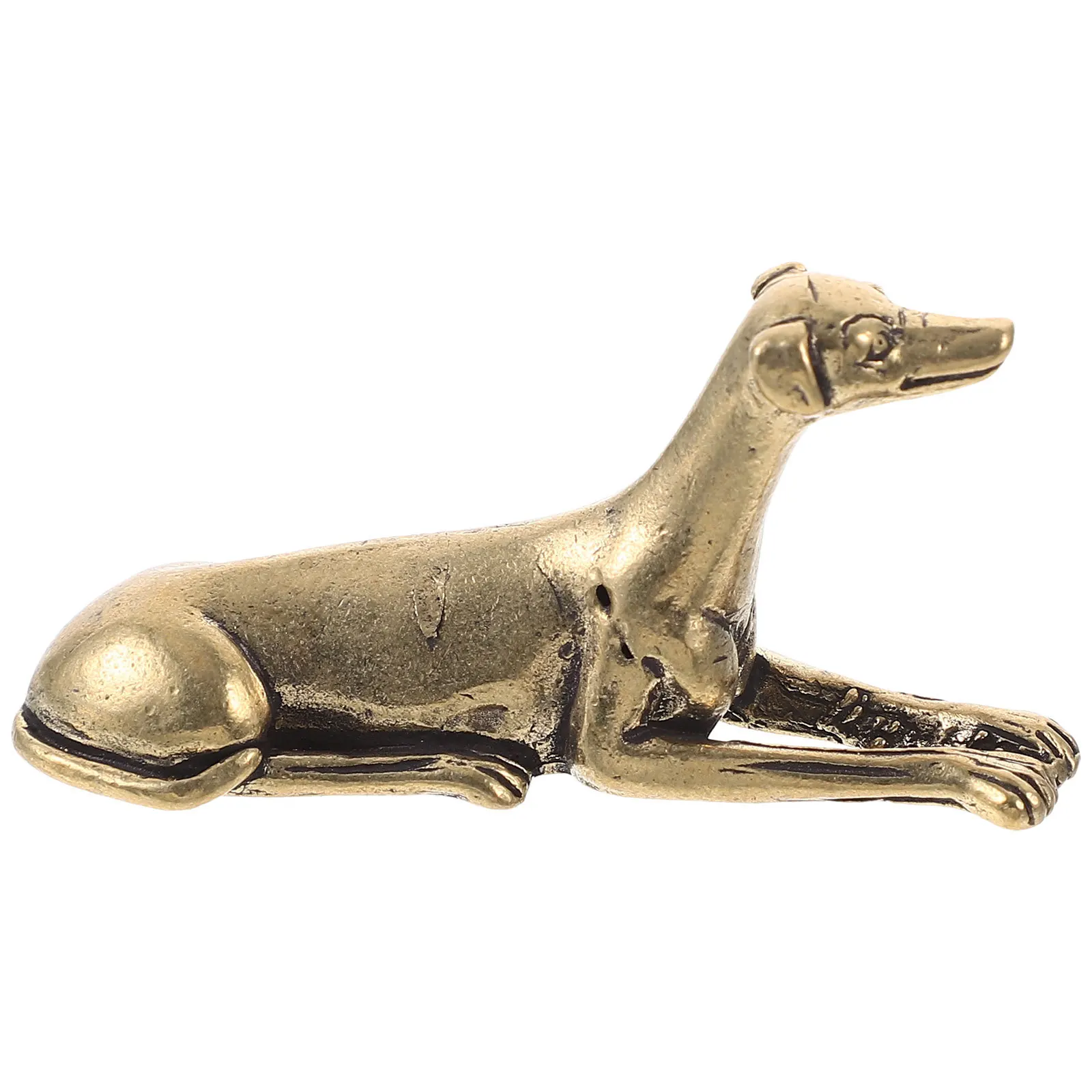 

Brass Craft Hound Decoration Retro Dog Statue for Home Decor Desktop Office Space Saving Ornament Smooth Surface Finish