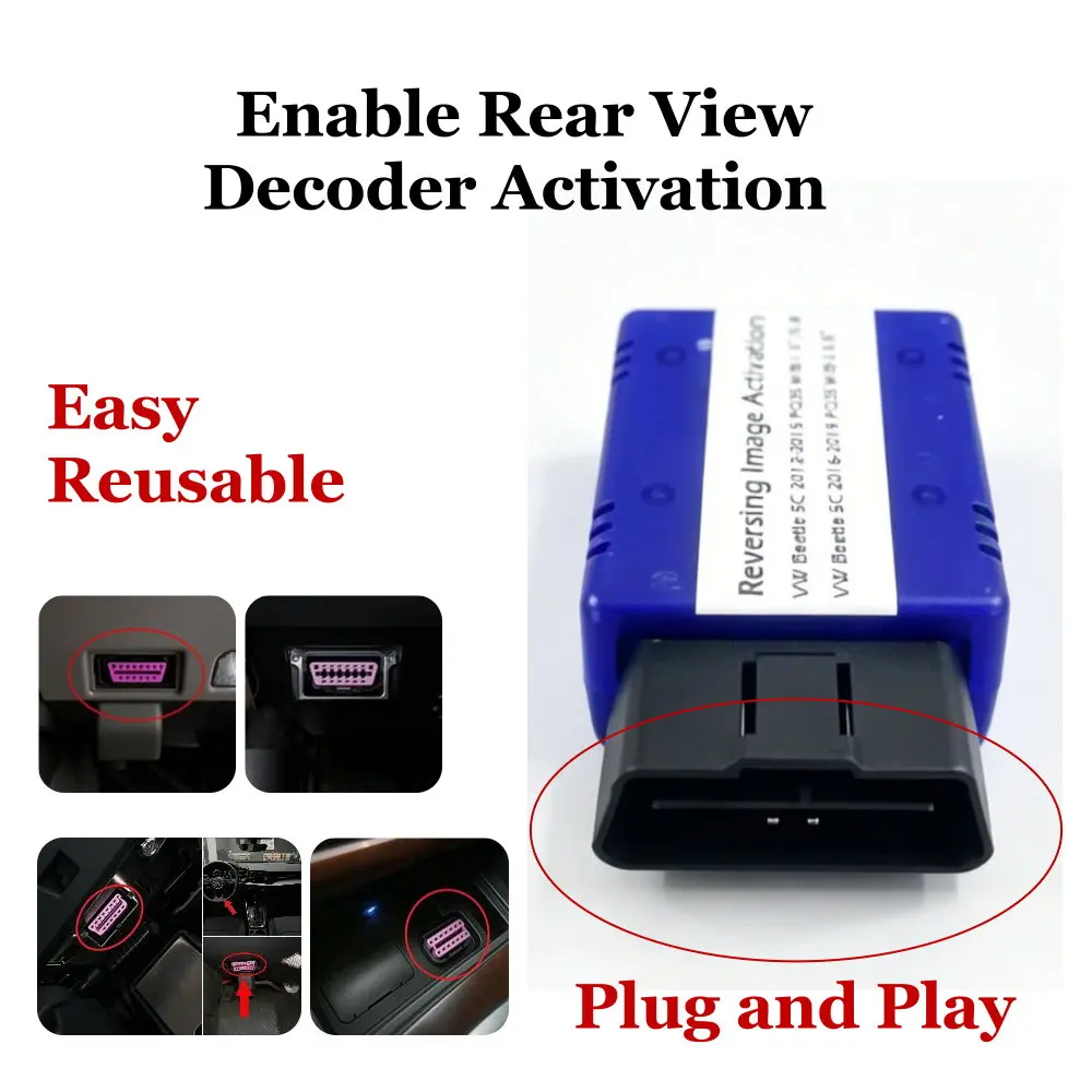 Car Camera Activation Decoder For Volkswagen VW Beetle 2012-2019 MIB PQ35 200/682 Head Unit Enable Reversing Image RVC Upgrade view 3