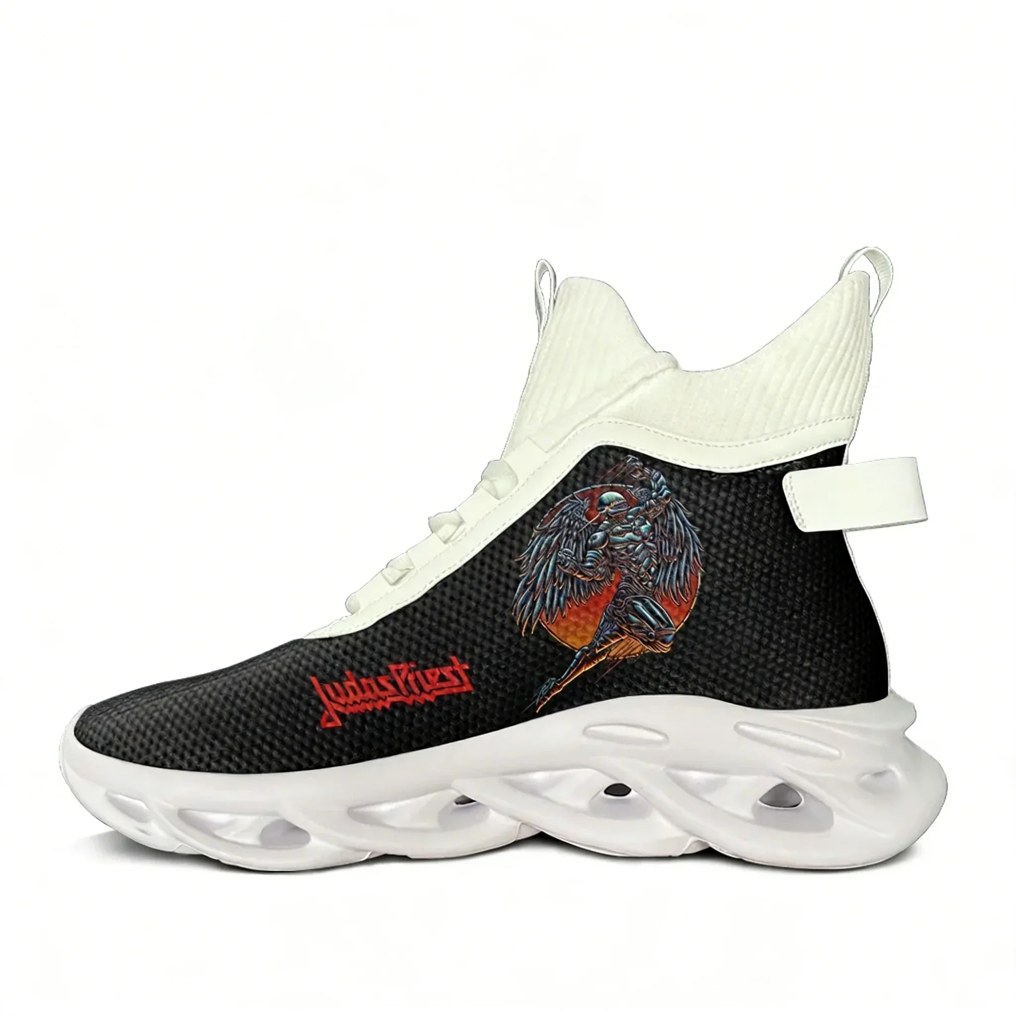 

Judas Priest High Top Flats Sneakers Mens Womens Teenager Sneaker High Quality Personalized Fasion Casual Shoe Customize Shoes