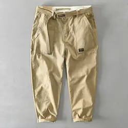 The new 2025 outdoor sports casual cargo pants baggy straight trend leggings handsome Hong Kong trend pants Male Outfit Trousers