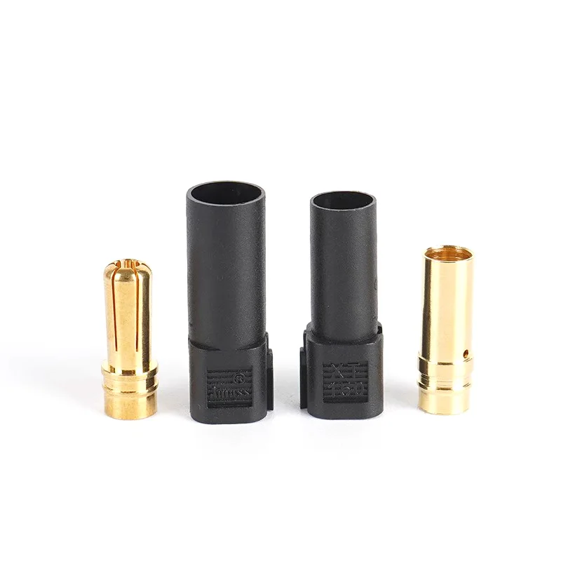1/10pcsAMASS XT150 Extended Length 6mm Gold Plated Banana Plug High Current Model Accessory Connector