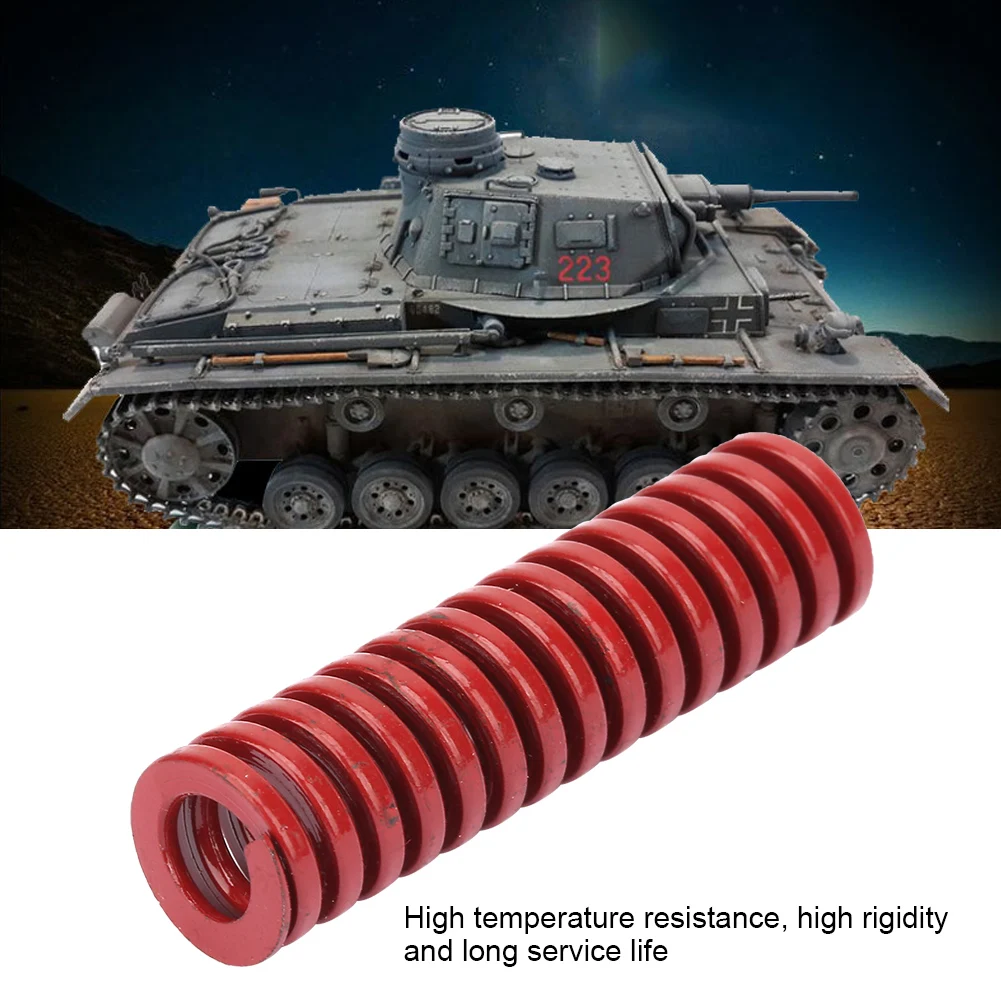 Red Mould Spring Mould Die Spring OD 10mm ID 5mm High Accuracy Steel Red Medium Load Mould Die Spring Red Die Spring