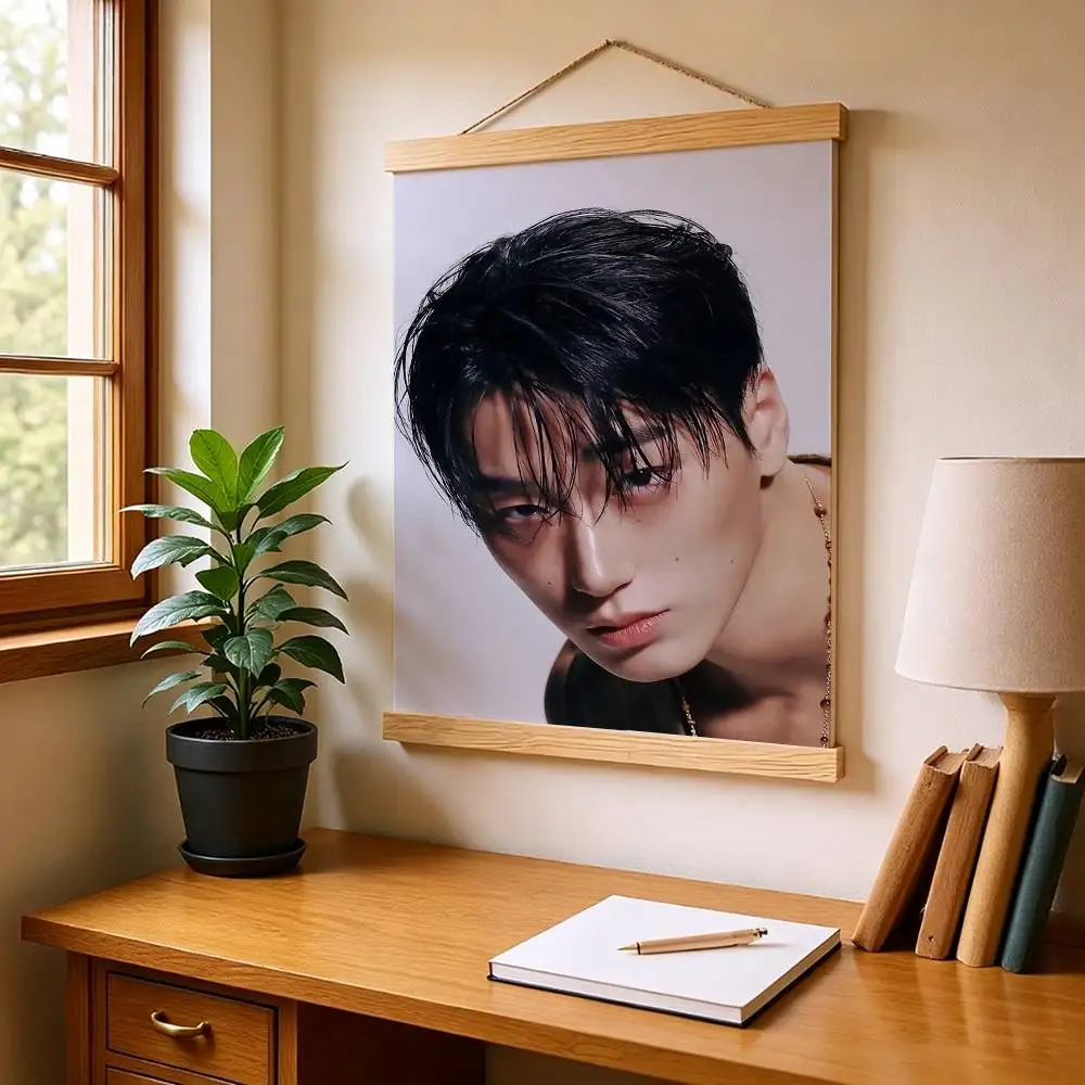 Choi S-San A-Ateez Poster HD Self Adhesive Waterproof Wall Art Ideal for Home Office Dorm Gift Customizable