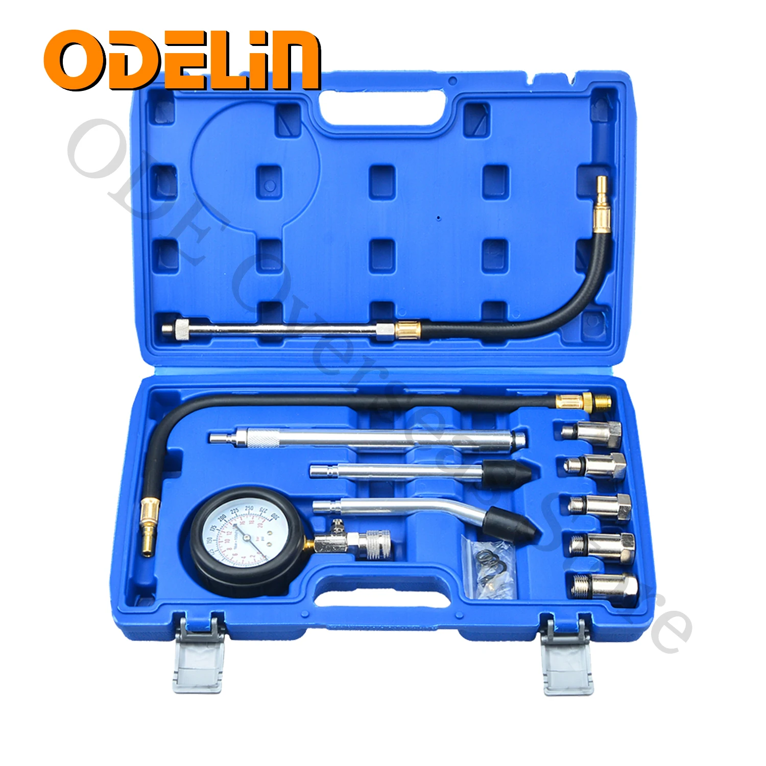 Tester di Compressione Rapido per Cilindri Motore Auto, Strumento Diagnostico per Rilevamento Perdite e Pressione