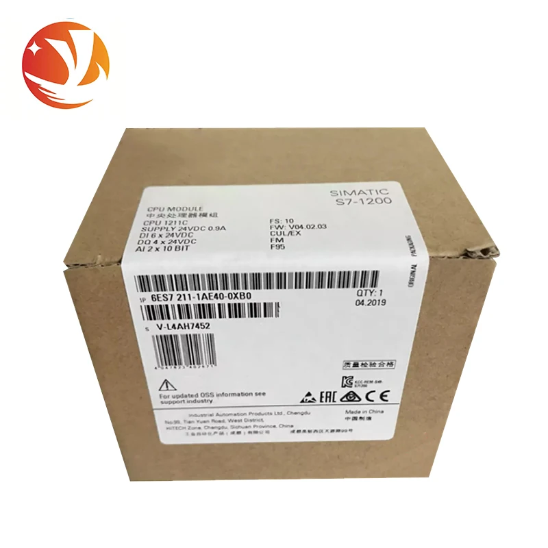 6ES7211-1AE40-0XB0 PLC Controller Gold Seller Brand New Original Spot 6ES7 211-1AE40-0XB0 PLC Controller