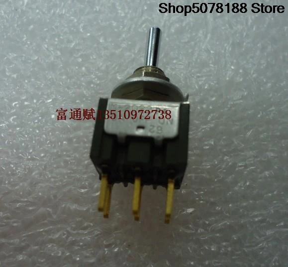 Original Japan NKK twist switch shaking head M-2023P three-speed six-pin button 0.4VA 28V