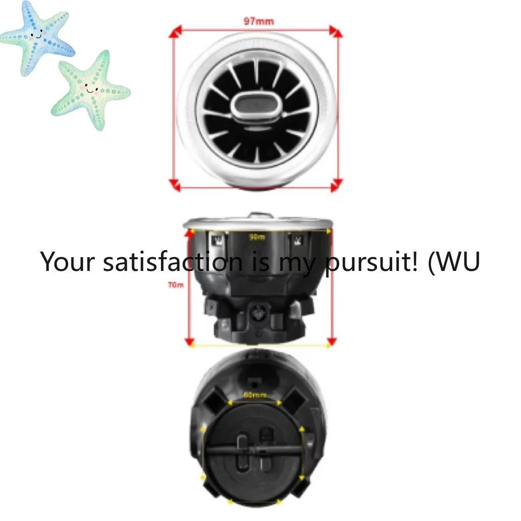 ZOCI-Suitable for Mercedes-Benz Vito V-Class single turbine trend with light and adapter