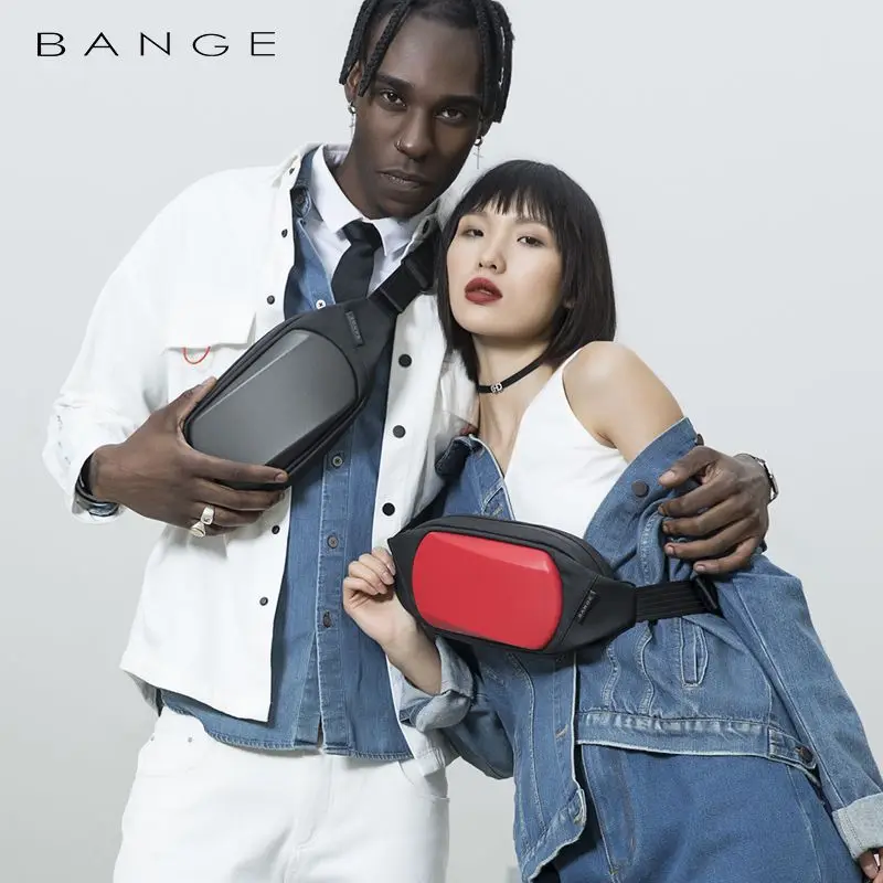 BANGE-Multifuncional Crossbody Shoulder Messenger Bags, leve, anti-roubo, anti-mancha, impermeável, pacote de viagem curta